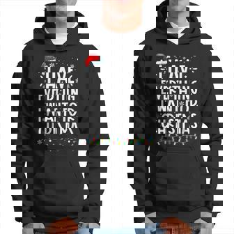 I Have Everything I Want For Christmas Its Me I'm Everything Hoodie | Mazezy