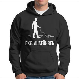 Exe Run Programmer Programming Computer Nerd Kapuzenpullover - Seseable