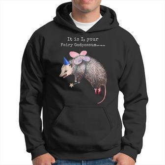 It Is I Your Fairy God Possum Opossum Hoodie - Thegiftio UK