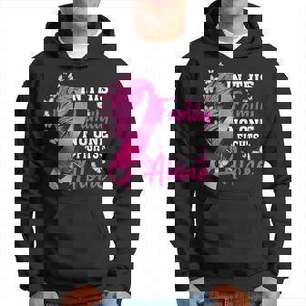 In This Family No One Fight Alone Breast Cancer Awareness Hoodie - Thegiftio