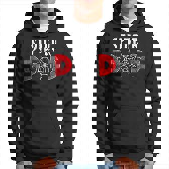 Family Spider Dad Spider Web Matching Birthday Theme Hoodie - Thegiftio UK