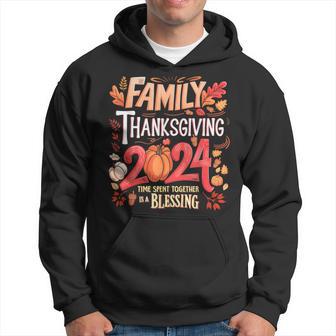 Family Thanksgiving 2024 Thanksgiving Crew Matching Group Hoodie - Thegiftio UK