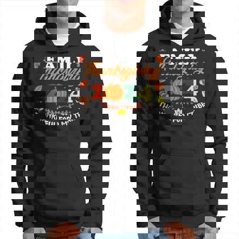 Family Thanksgiving 2024 Thankful For My Tribe Group Autumn Hoodie - Monsterry