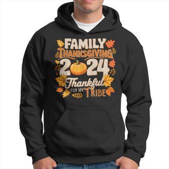 Family Thanksgiving 2024 Thankful For My Tribe Matching Hoodie - Thegiftio UK