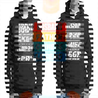 Father Husband Chinese Legend Proud Dad Retro Papa Hoodie - Monsterry