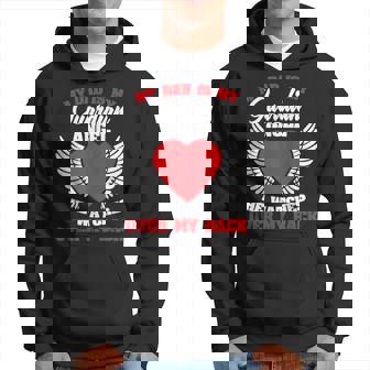 Father's Day Death Anniversary Dad In Heaven Son Daughter Hoodie - Monsterry