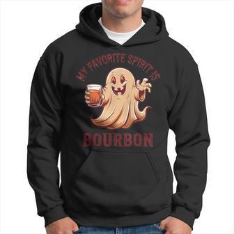 My Favorite Spirit Is Bourbon Bourbon Lover Hoodie - Thegiftio UK