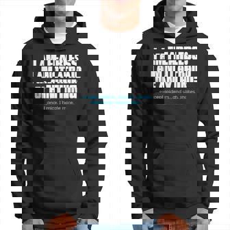 I Am Fearless Not Afraid Except Spiders Snakes Mice Hoodie - Monsterry