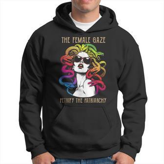 The Female Gaze Petrify The Patriarchy Medusa Hoodie - Thegiftio UK