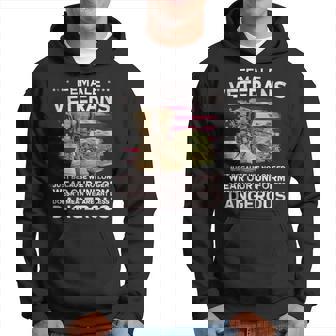 Female Veteran Shirt Just Because Uniform Dangerous Alumni Men's Hoodie - Monsterry