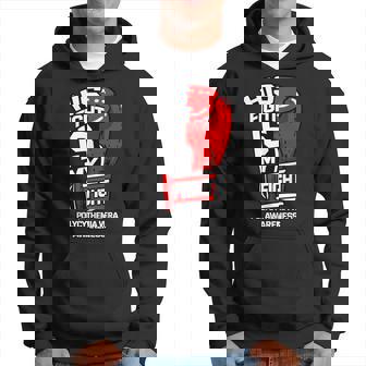 His Fight Is My Fight Polycythemia Vera Awareness Patient Hoodie - Monsterry
