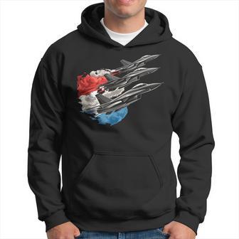 Fighter Jets Usa Flag 4Th Of July Hoodie - Thegiftio UK