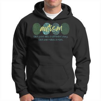 Fingerprint Autism Hoodie - Thegiftio UK