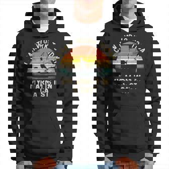 Fishing Father's Day I Can't Work Today My Arm Is In A Cast Hoodie - Monsterry