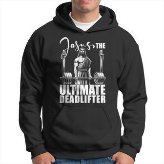 Fitness Vintage Jesus The Ultimate Deadlifter Hoodie - Thegiftio UK