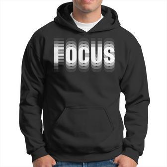 Focus Cool Trippy Optical Illusion Hoodie - Monsterry