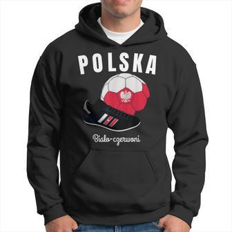 Football Jersey Polska Flag Poland Flags Football Jersey Kapuzenpullover - Seseable