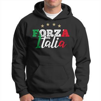 Forza Italia For Italian Football Fans Kapuzenpullover - Seseable