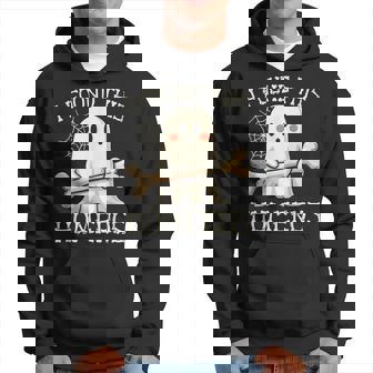 I Found This Humerus Ghost Halloween Humorous Hoodie - Thegiftio UK