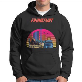 Frankfurt Retro Skyline Frankfurt Am Main Kapuzenpullover - Geschenkecke