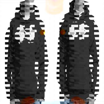 Fried Eggs Egg Boobs Bikini Hoodie - Thegiftio
