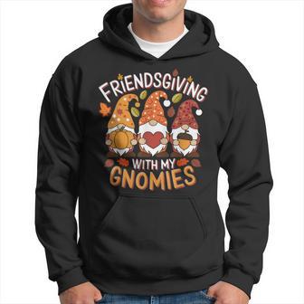 Friendsgiving With My Gnomies Thanksgiving Gnomes Lover Hoodie - Monsterry