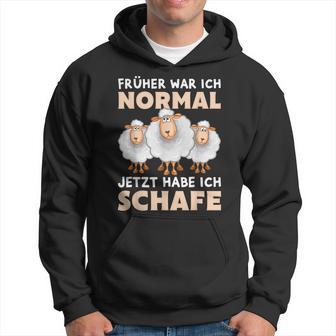 'Früher War Ich Norme Jetzt Habe Ich Schafe Bauer Schäfer Kapuzenpullover - Geschenkecke