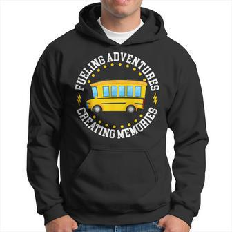 Fueling Adventures Creating Memories School Bus Driver Mens Hoodie - Monsterry