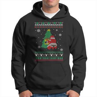 Adult Santa's Whale Tail Thongs Ugly Christmas Sweater Hoodie - Thegiftio UK