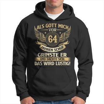 Als Gott Michor 64 Jahren Schuf Birthday Kapuzenpullover - Geschenkecke