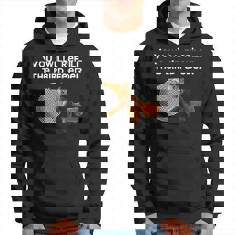 Bird Feeder Is Empty Nutty Hypnotic Squirrel Hoodie - Monsterry