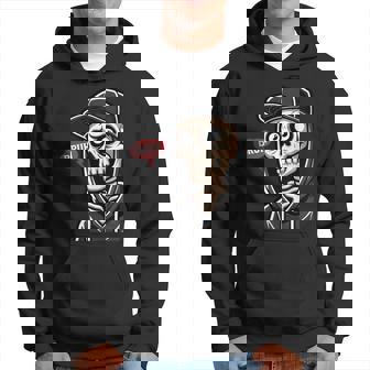 Bruh Meme Skeleton Halloween Bruh Sayings Boys Ns Hoodie - Monsterry