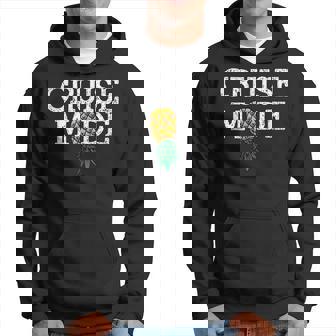 Cruise Mode Vacation Upside Down Pineapple Swinger Hoodie - Thegiftio UK