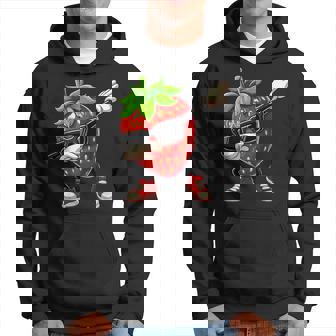Dabbing Strawberry Summer Fruit Lover Hoodie | Mazezy