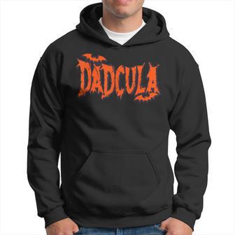 Dadcula Halloween Dad Costume Bat Vampire Daddy Men Hoodie - Thegiftio UK