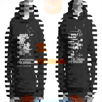 Deer Hunting Season Hunter Drinking Beer For Men Hoodie | Seseable UK
