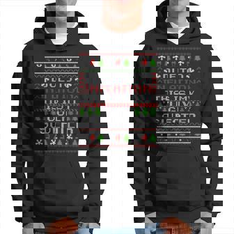 Due To Inflation This Is My Christmas Ugly Sweater Hoodie | Mazezy