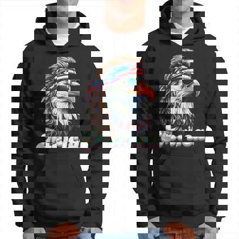 Eagle Mullet 4Th Of July Usa American Flag Merica Hoodie - Monsterry