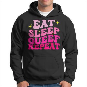 Eat Sleep Queef Repeat Inappropriate Queefing Joke Hoodie - Thegiftio UK