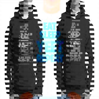 Eat Sleep Yeet Repeat Vintage Hoodie | Mazezy