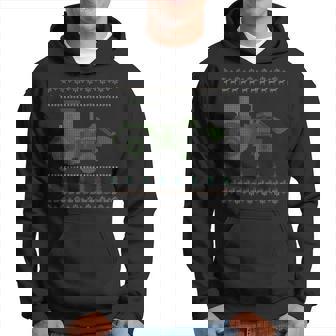 Farmer Tractor Ugly Christmas Sweaters Hoodie - Seseable