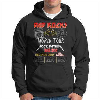 Fathers Day Dad Rocks World Tour Hoodie - Thegiftio UK