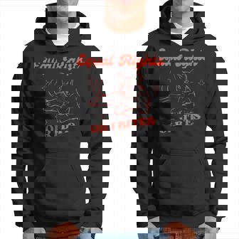 Feminist Cat Equal Rights Or I Bite Equality Feminist Hoodie - Thegiftio