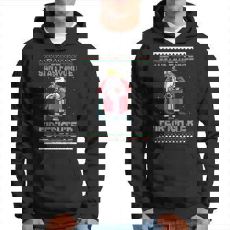 Firefighter Ugly Christmas Sweaters Hoodie | Seseable UK