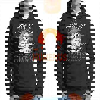 I Found This Humerus Boo Ghost Halloween Costume Hoodie | Mazezy