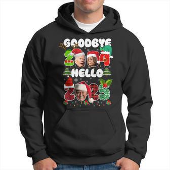 Goodbye 2024 Hello 2025 Christmas & New Year's Eve Hoodie - Thegiftio UK