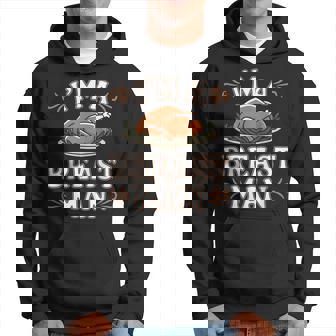 I'm A Breast Man Thanksgiving Dinner Apparel Hoodie - Monsterry