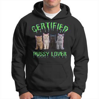 Inappropriate Embarrassing Adult Humor Cat Lover Hoodie - Thegiftio UK