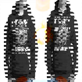 It's My 10Th Birthday 10 Years Old Soccer Ball Boys Hoodie - Thegiftio