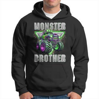 Monster Truck Brother Monster Truck Are My Jam Boys Hoodie - Thegiftio UK
